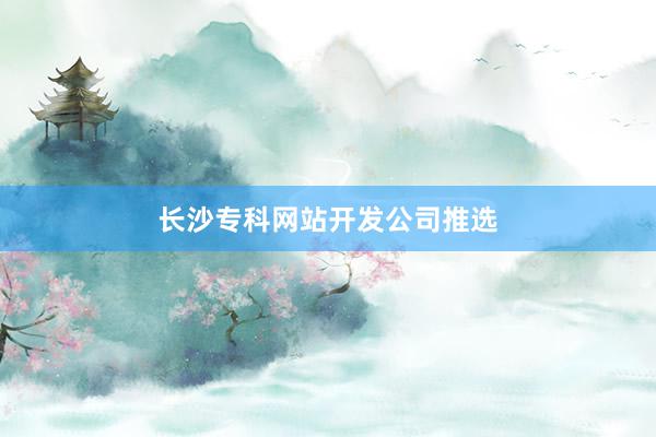 长沙专科网站开发公司推选